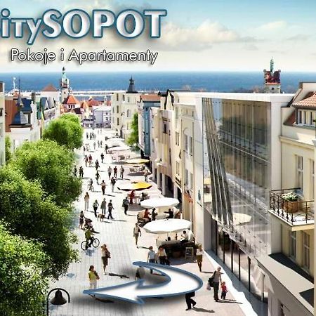 City Sopot Pokoje I Apartamenty Na Deptaku Εξωτερικό φωτογραφία